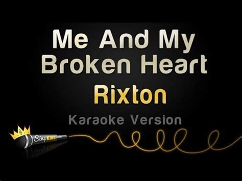me and my broken heart lyrics karaoke